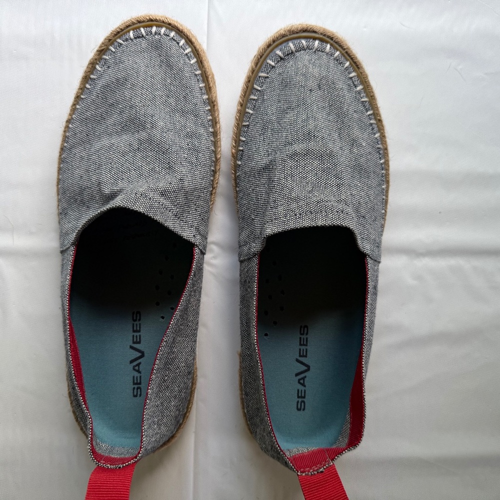 SeaVees Avalon Espadrilles - Navy - Size 8.5